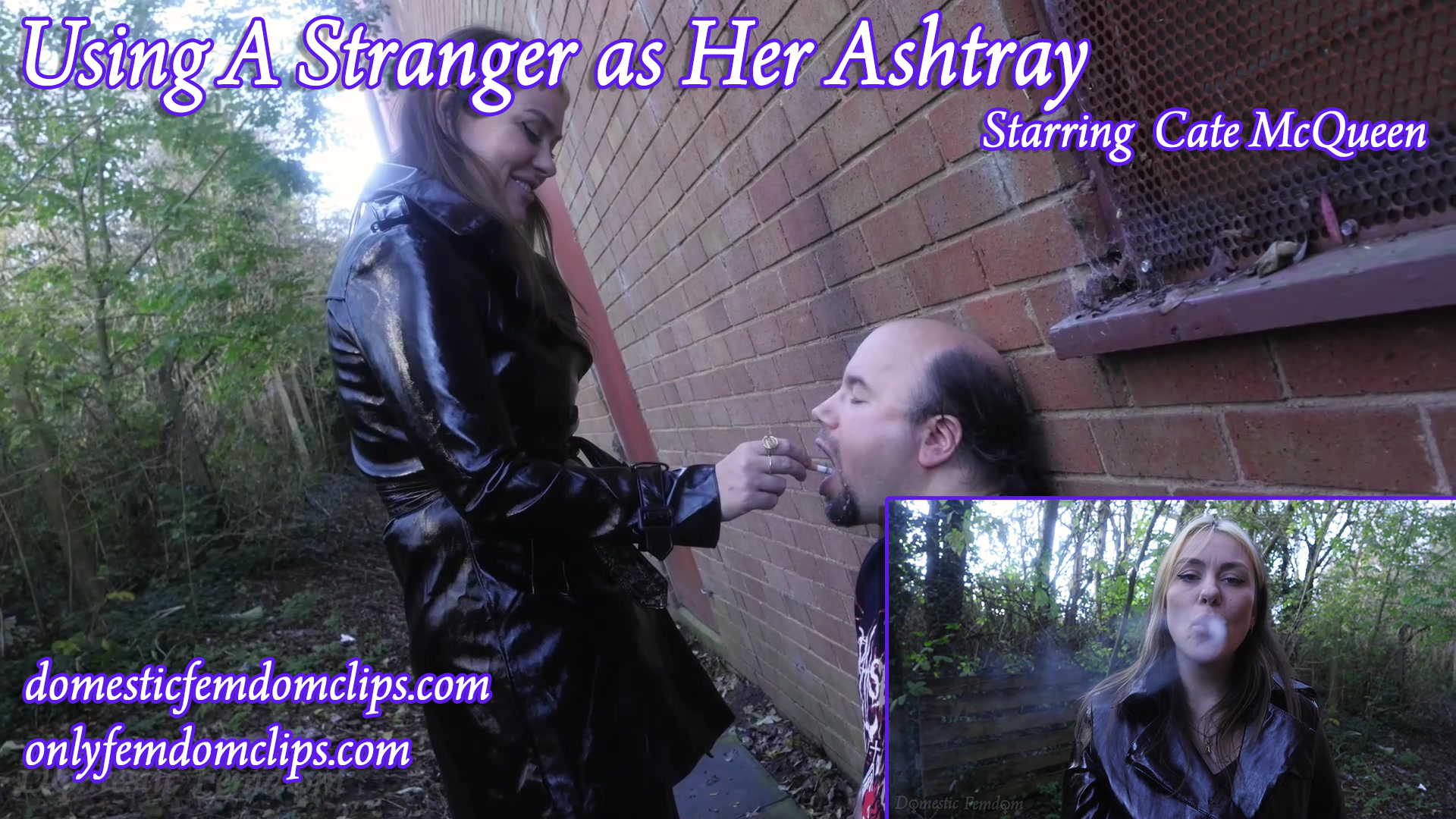 Using a Stranger as Her Ashtray title slide - Using a Stranger as Her Ashtray